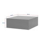 Hanah Home Prizma Mesa de Café Madera Negra